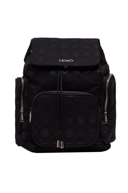 Рюкзак с монограммой|Основной цвет:Черный|Артикул:TA3268T0300 | Фото 1