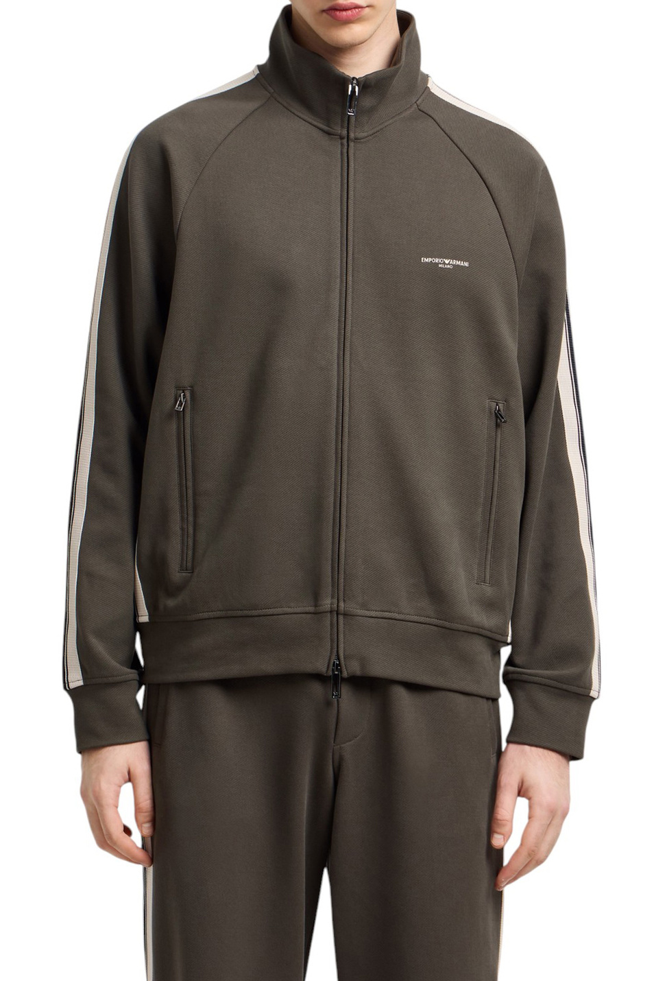 Мужской Emporio Armani Толстовка с контрастными вставками (цвет ), артикул EM002872-AF13488 | Фото 3