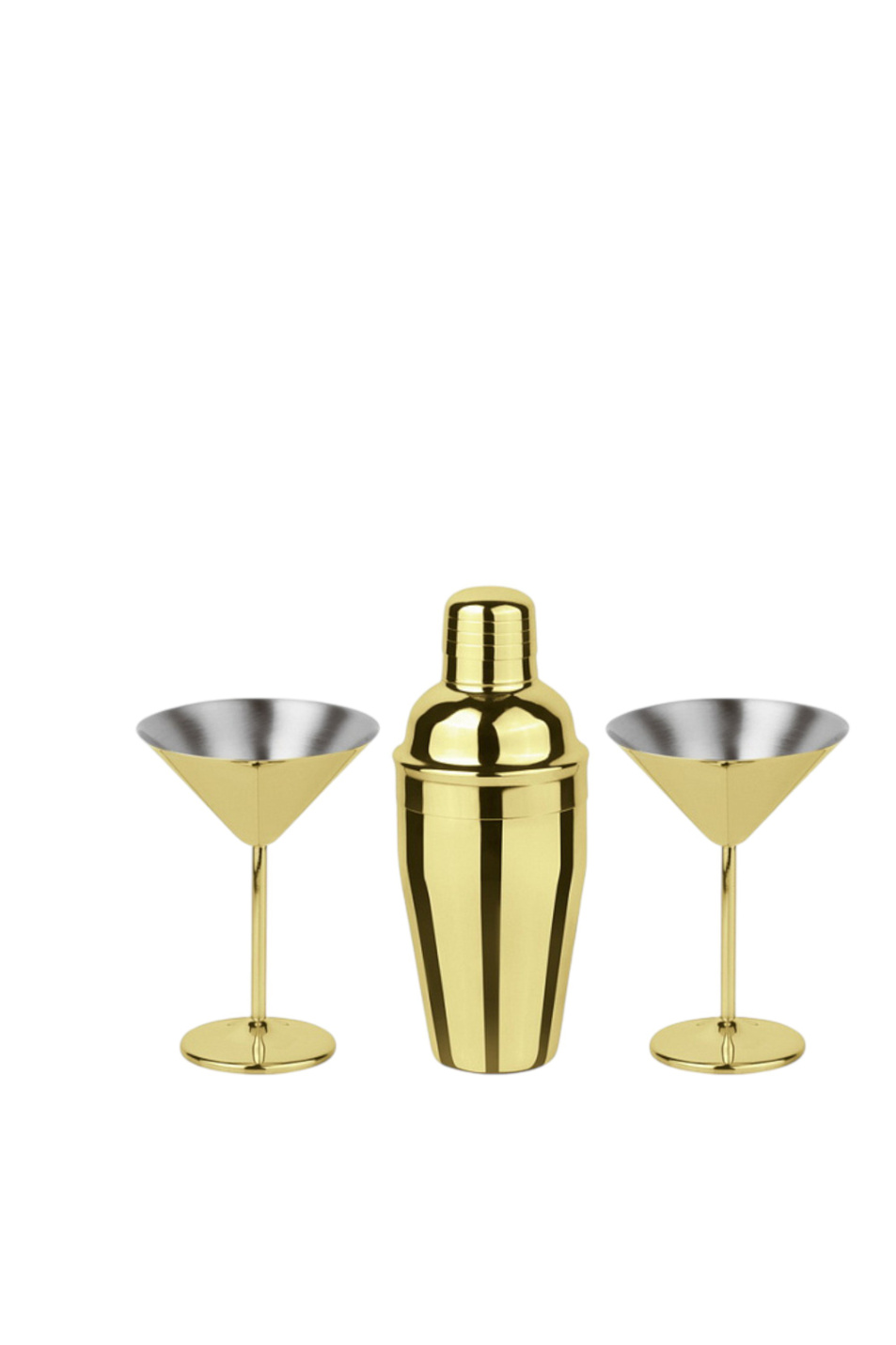 Набор для коктейля Martini Set, 3 предмета|Основной цвет:Золотой Не имеет пола Paderno Набор для коктейля Martini Set, 3 предмета (цвет ), артикул 41494-G3 | Фото 1