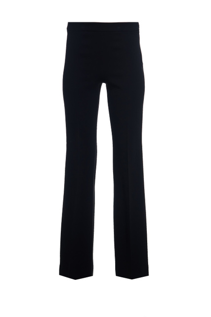 Расклешенные брюки с завышенной талией|Основной цвет:Черный|Артикул:A0331-0525 | Фото 1