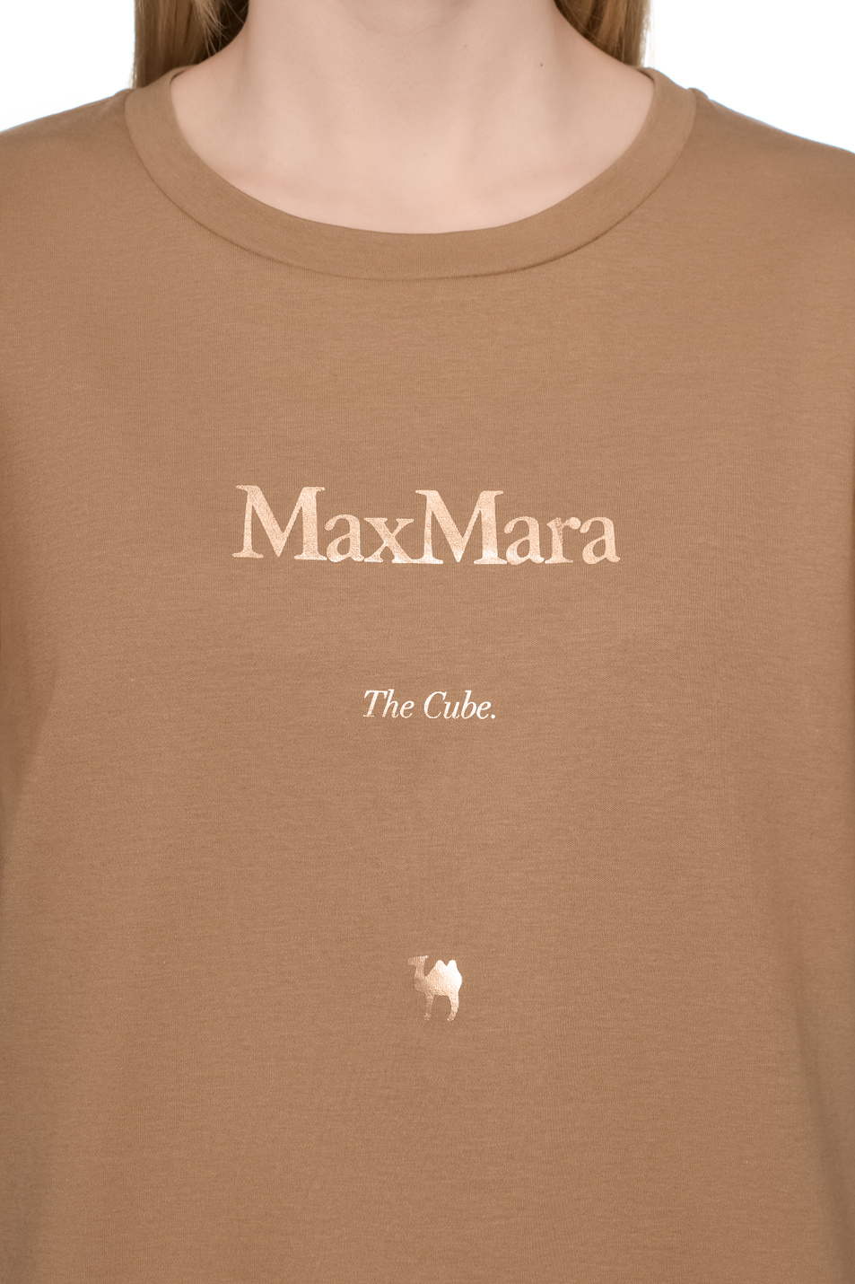 Женский Max Mara Футболка QUARZO из хлопка с принтом (цвет ), артикул 2529976031 | Фото 7