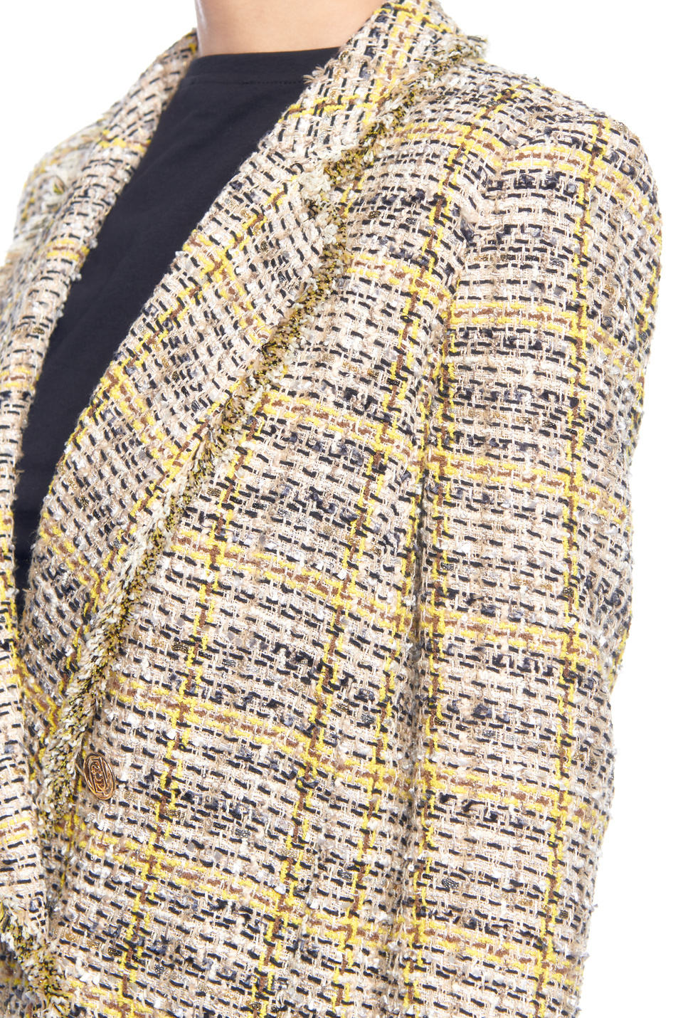 Liu Jo Твидовый пиджак с рукавами 3/4 (цвет ), артикул CA1093T2438 | Фото 6