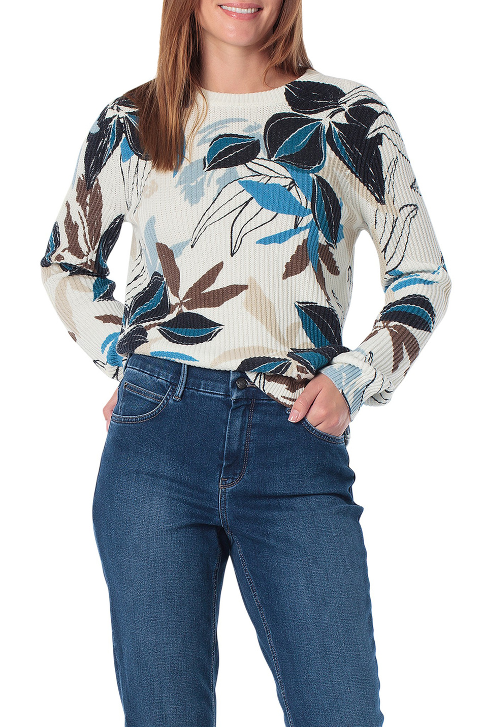 Женский Gerry Weber Джемпер с принтом (цвет ), артикул N66008 | Фото 4