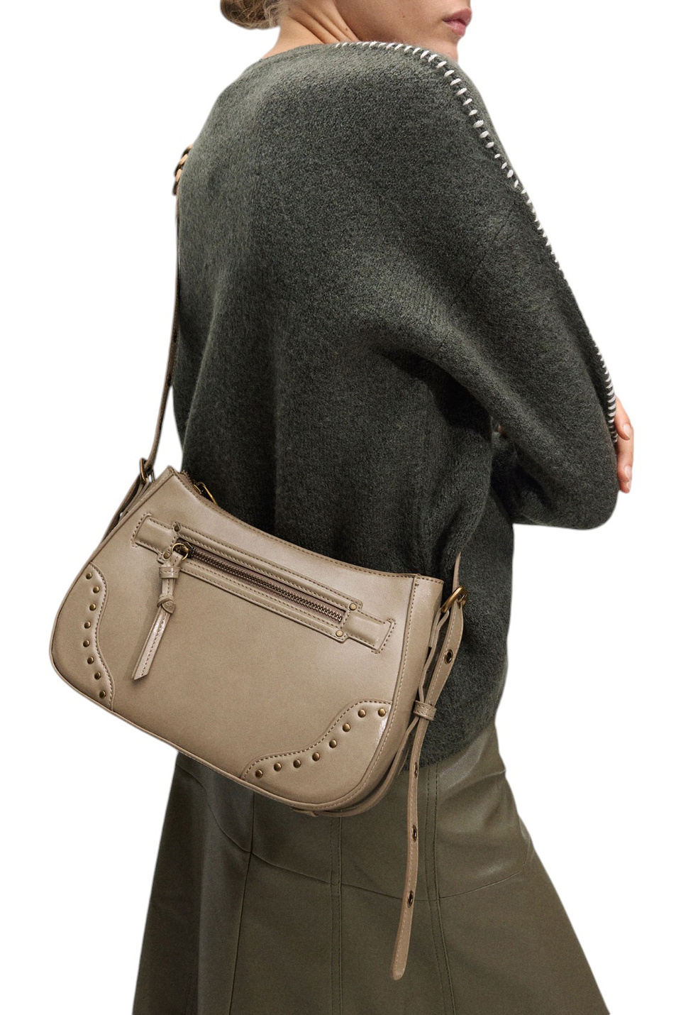 Женский Parfois Сумка через плечо с заклепками (цвет ), артикул 225502 | Фото 3