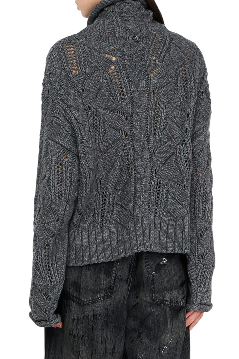 Женский Liu Jo Свитер со стразами (цвет ), артикул MF5451MA37R | Фото 4