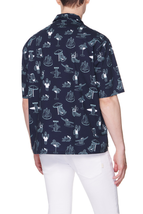 BOSS Рубашка прямого кроя с принтом ( цвет), артикул 50471795 | Фото 4