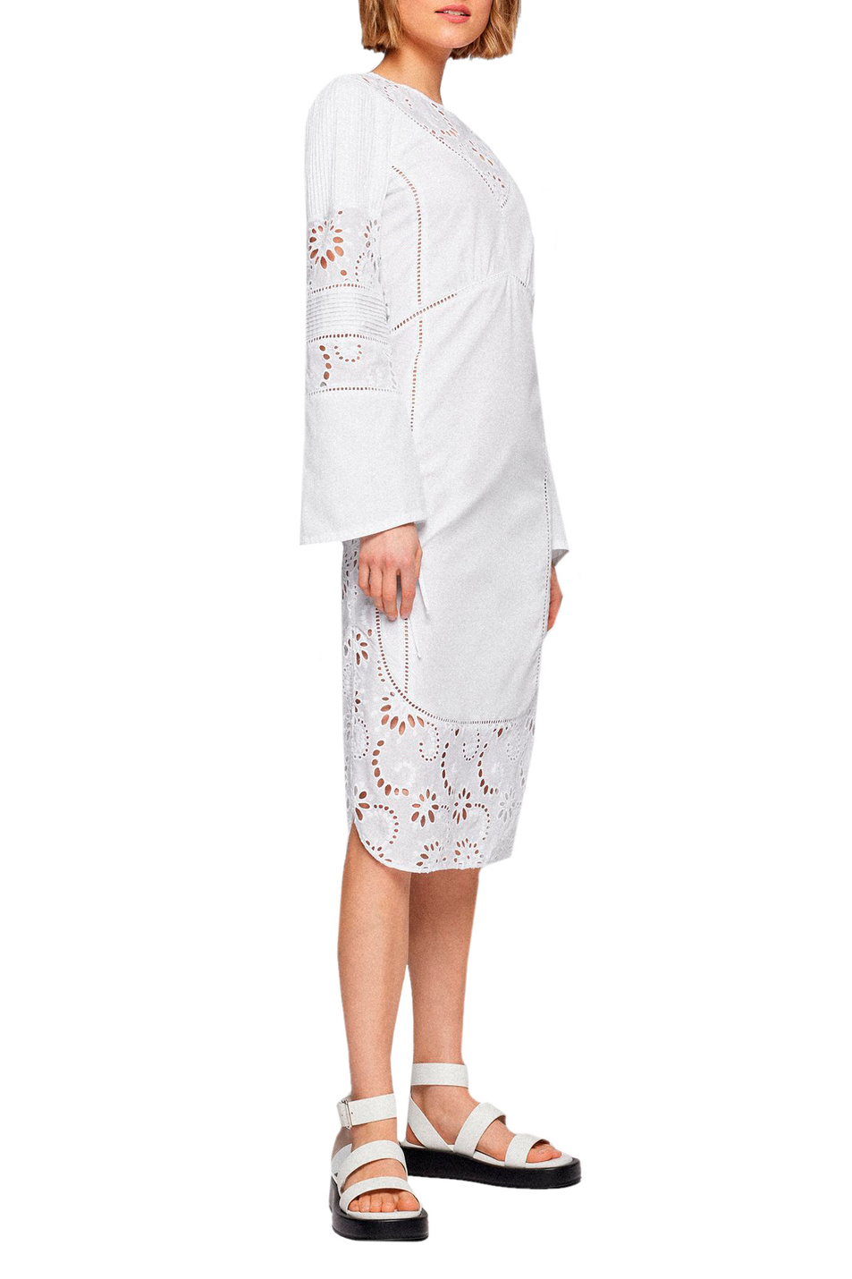 Женский BOSS Платье с вышивкой бродери англез (цвет ), артикул 50473960 | Фото 2