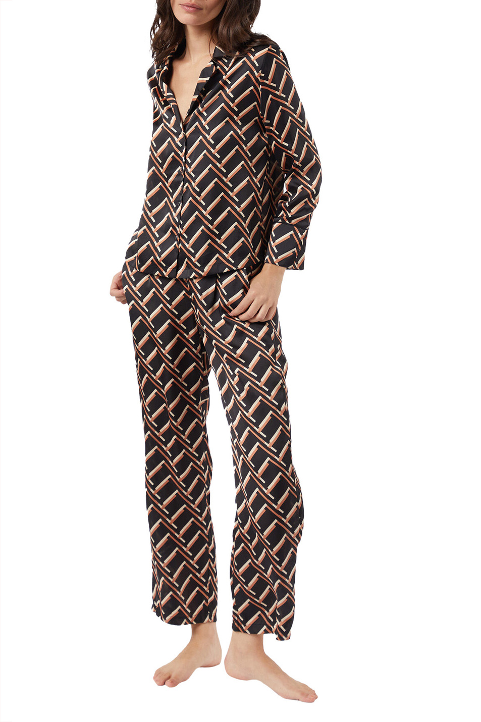 Женский Etam Пижамные брюки JENET с принтом (цвет ), артикул 6537245 | Фото 2