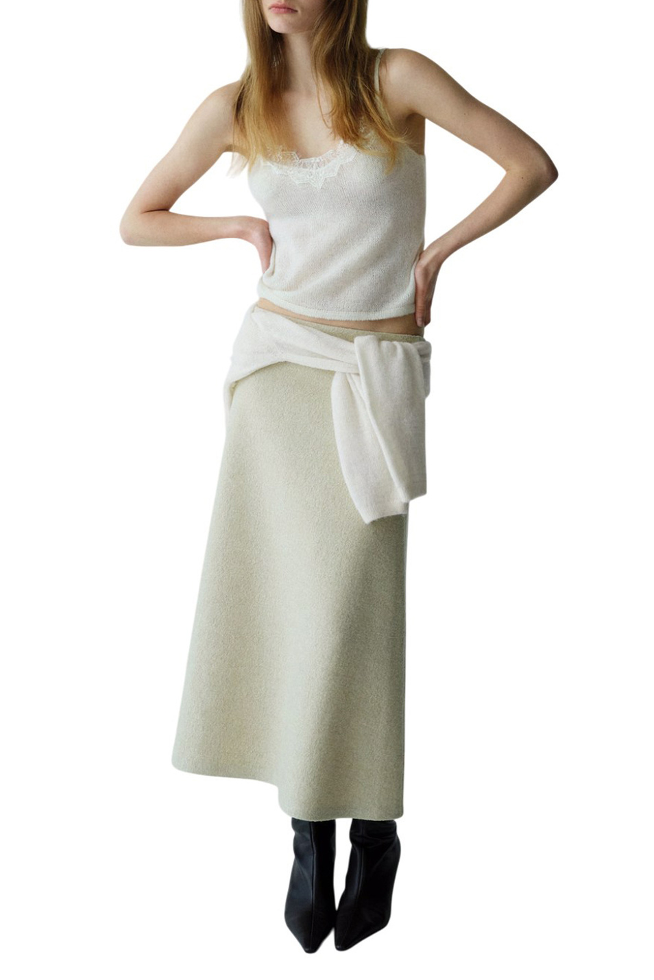 Женский Mango Топ ENCARNA с кружевом (цвет ), артикул 27044097 | Фото 2