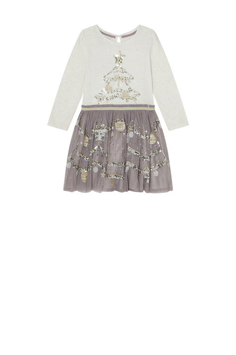Monsoon Платье с украшением из пайеток ( цвет), артикул 214304 | Фото 1