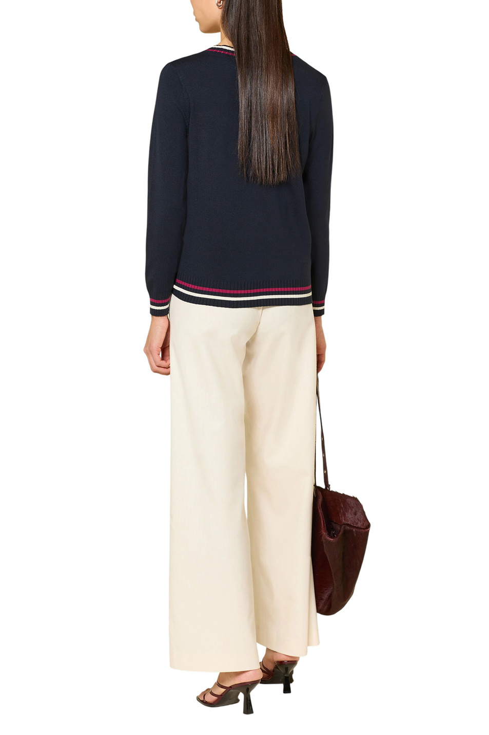 Женский Liu Jo Джемпер из смесовой вискозы (цвет ), артикул TA6068MS49I | Фото 4