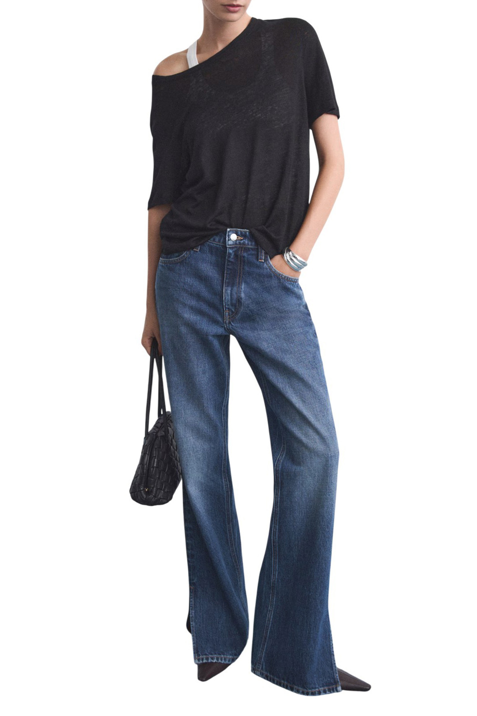 Женский Mango Джинсы ANAIS с разрезами (цвет ), артикул 17087788 | Фото 2