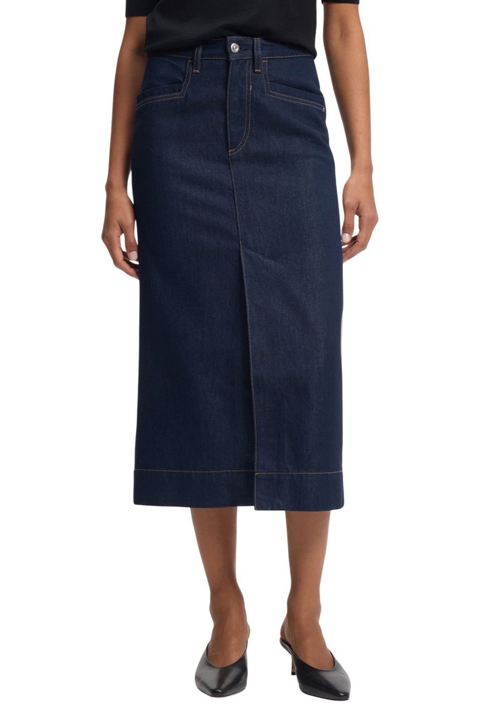 Женский BOSS Юбка ANDREYA джинсовая (цвет ), артикул 50552446 | Фото 3