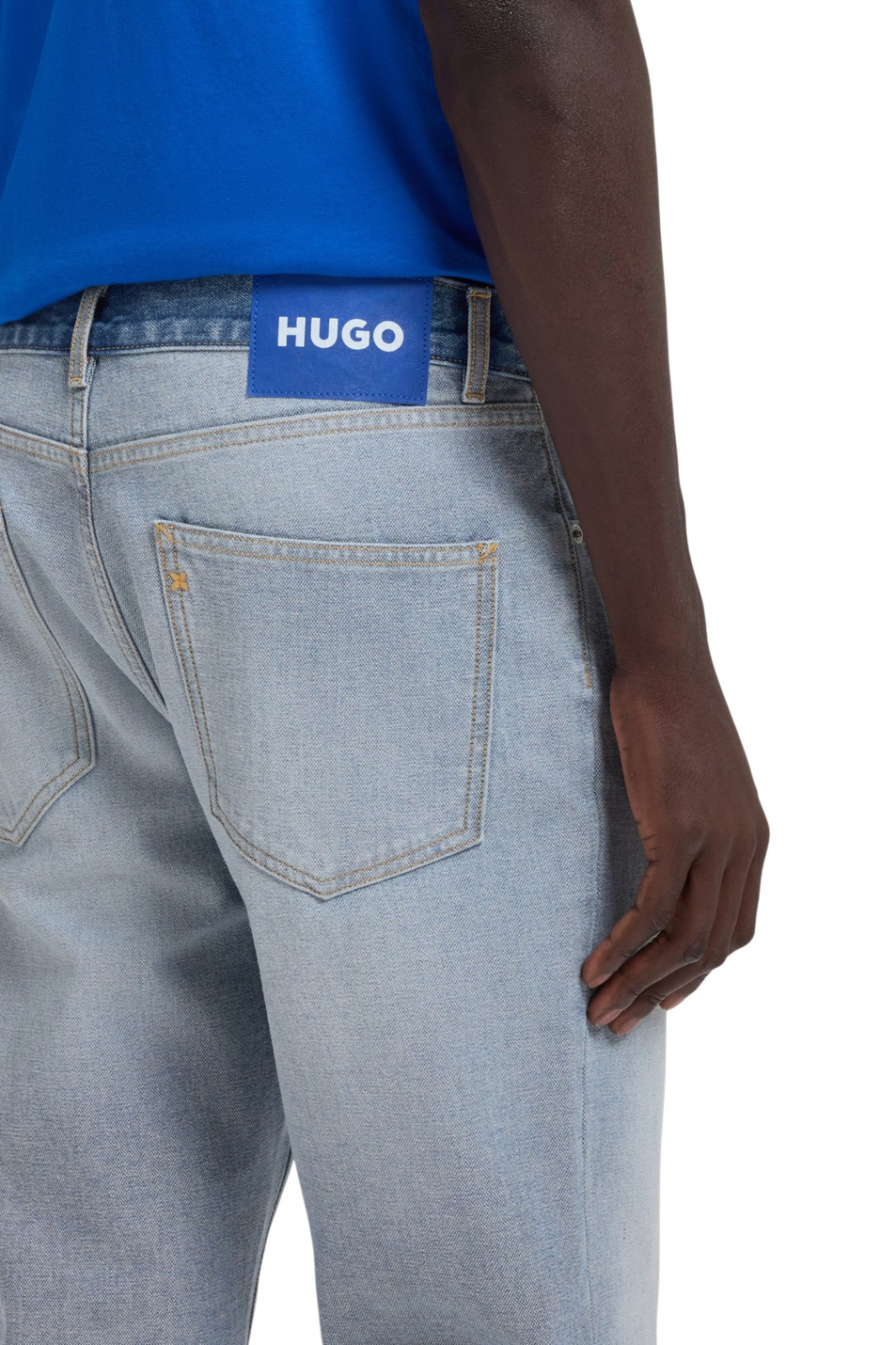 Джинсы Jonah|Основной цвет:Голубой Мужской HUGO Джинсы Jonah (цвет ), артикул 50556202 | Фото 5