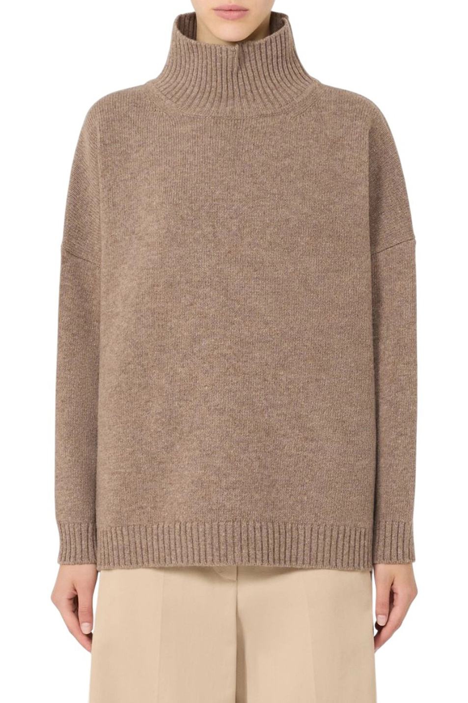 Свитер BORGIA из шерсти|Основной цвет:Коричневый Женский Weekend Max Mara Свитер BORGIA из шерсти (цвет ), артикул 2525366112 | Фото 4