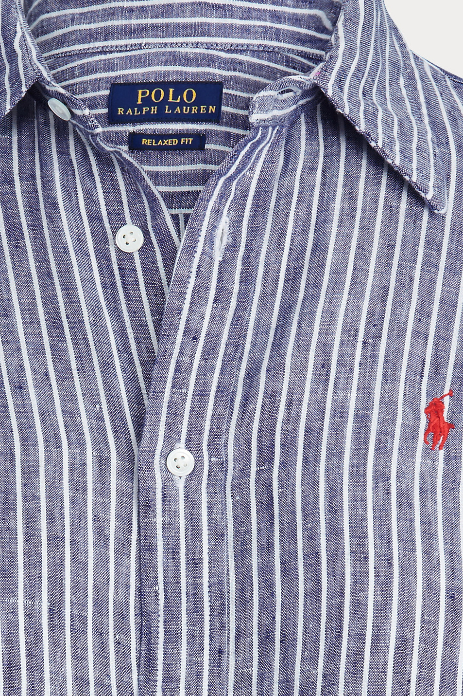 Женский Polo Ralph Lauren Рубашка из натурального льна (цвет ), артикул 211780668003 | Фото 6