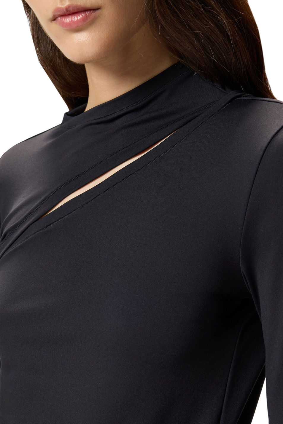 Женский Pinko Лонгслив CORAZON с фигурным вырезом (цвет ), артикул 106085A308 | Фото 4