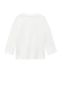 Малышам мальчикам Mango Kids Лонгслив FLY из натурального хлопка с принтом (цвет ), артикул 57014017 | Фото 2