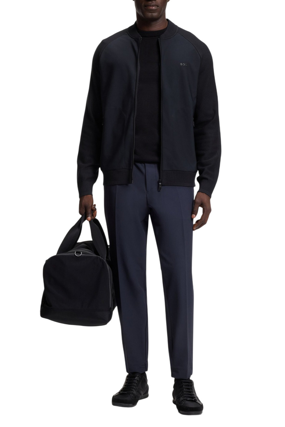 Мужской BOSS Бомбер Civic с логотипом (цвет ), артикул 50547490 | Фото 2