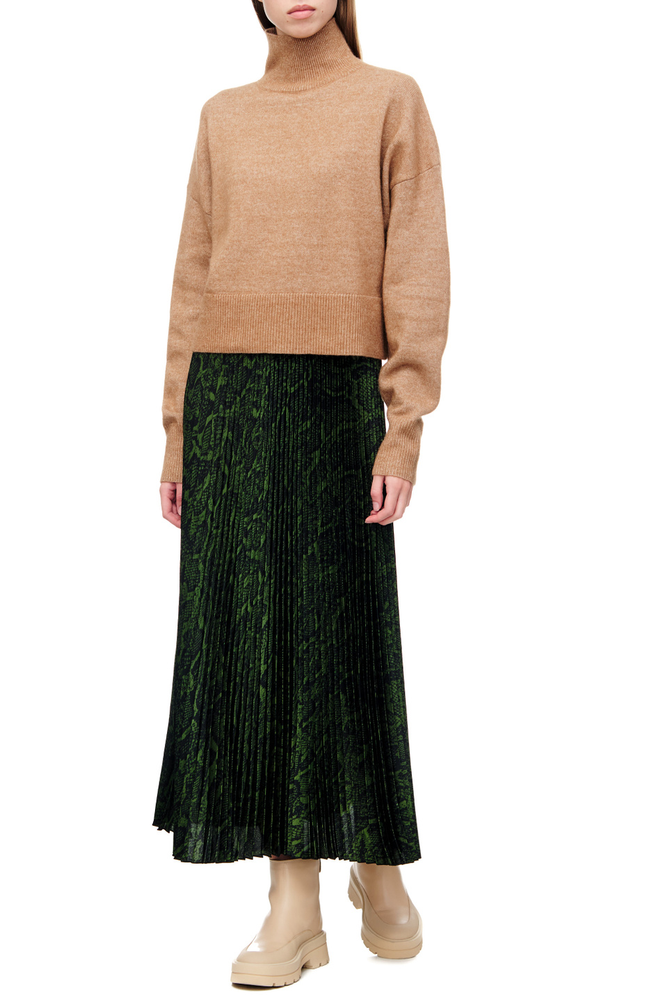 HUGO Плиссированная юбка с эластичным поясом (цвет ), артикул 50478255 | Фото 3