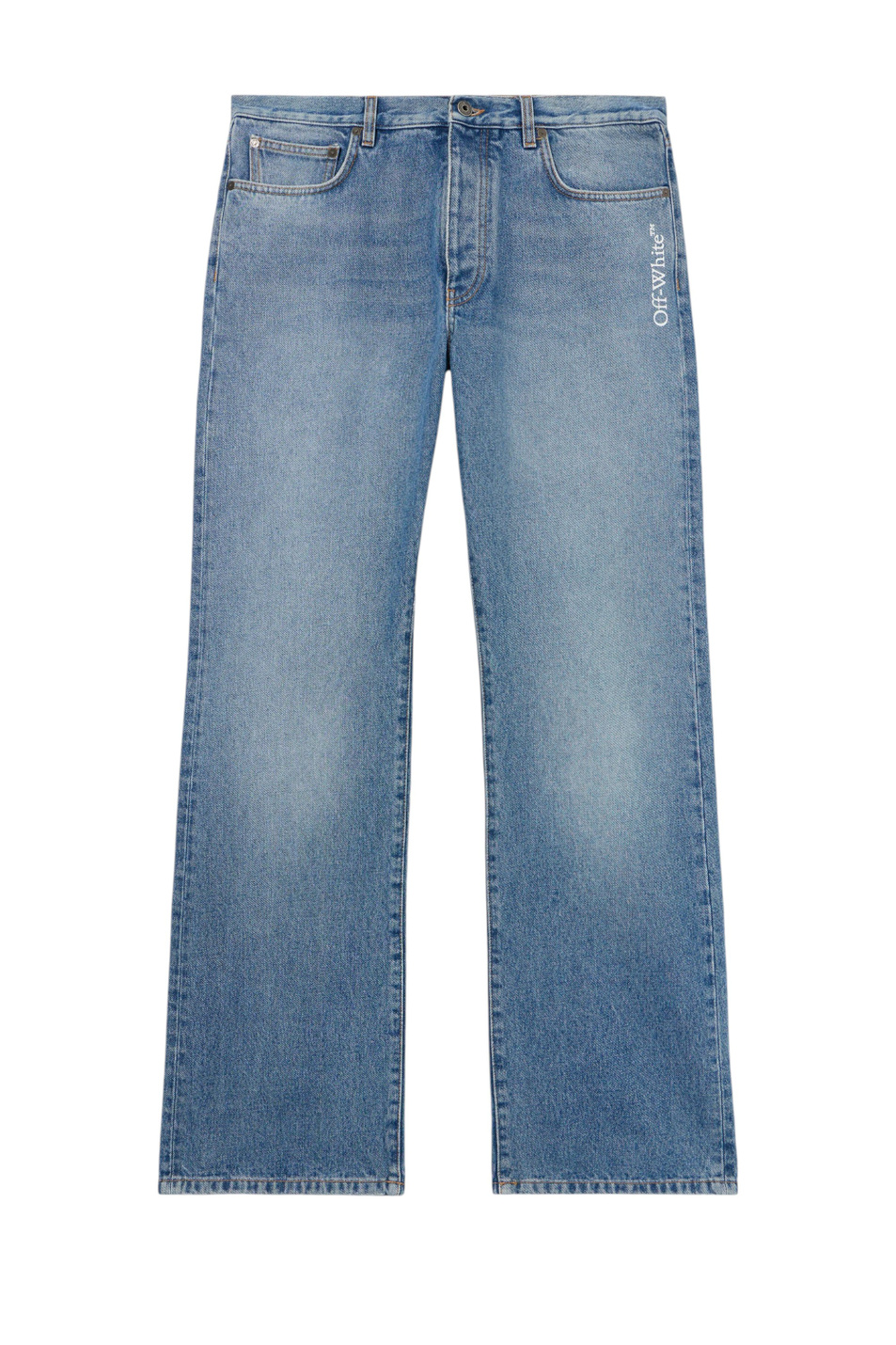 Мужской Off-White Джинсы Half Arrow из хлопка (цвет ), артикул OMYA18JS26DEN0024000 | Фото 1