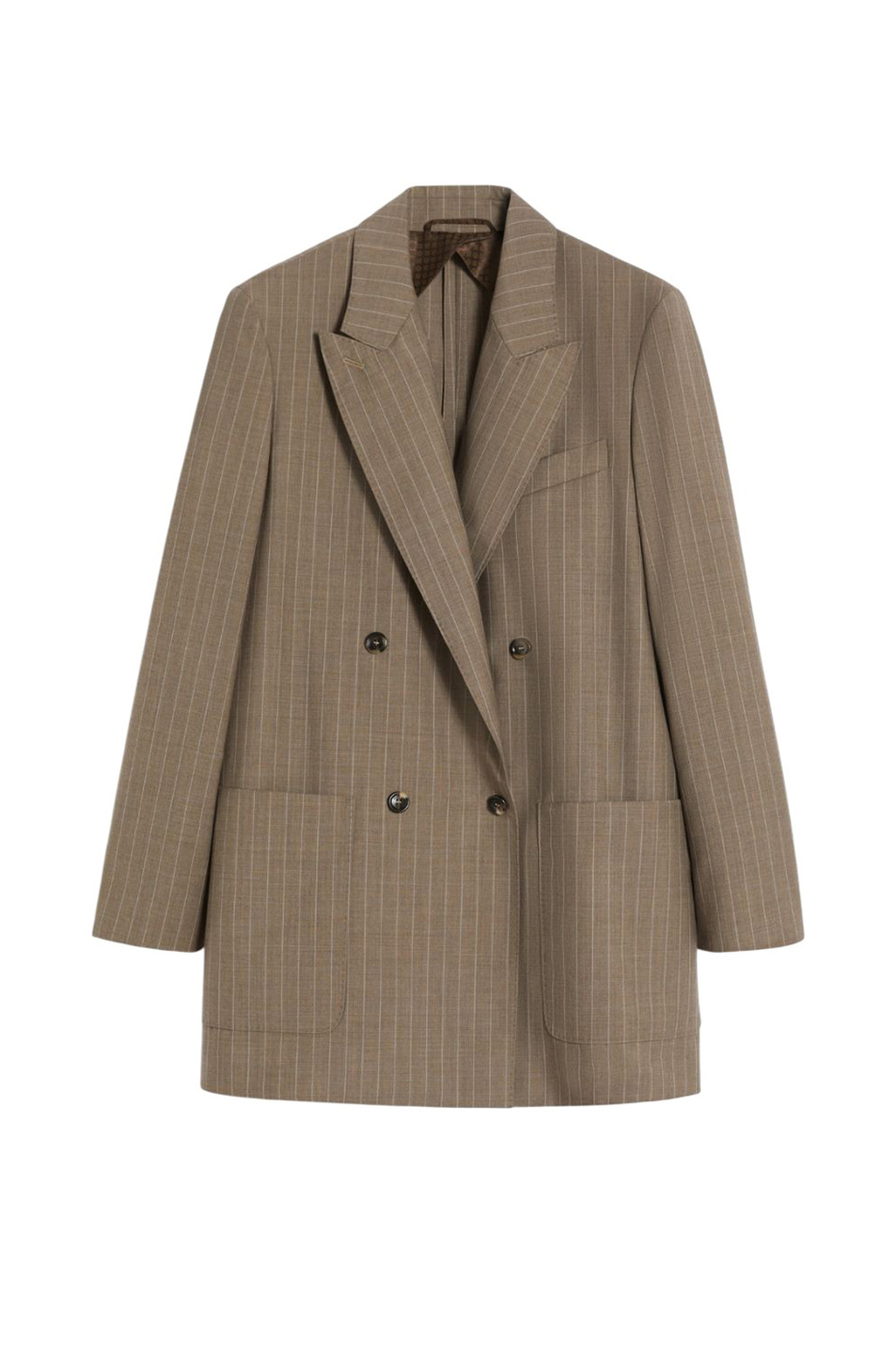 Женский Max Mara Пиджак двубортный ACCIAIO из шерсти (цвет ), артикул 2611041061 | Фото 1