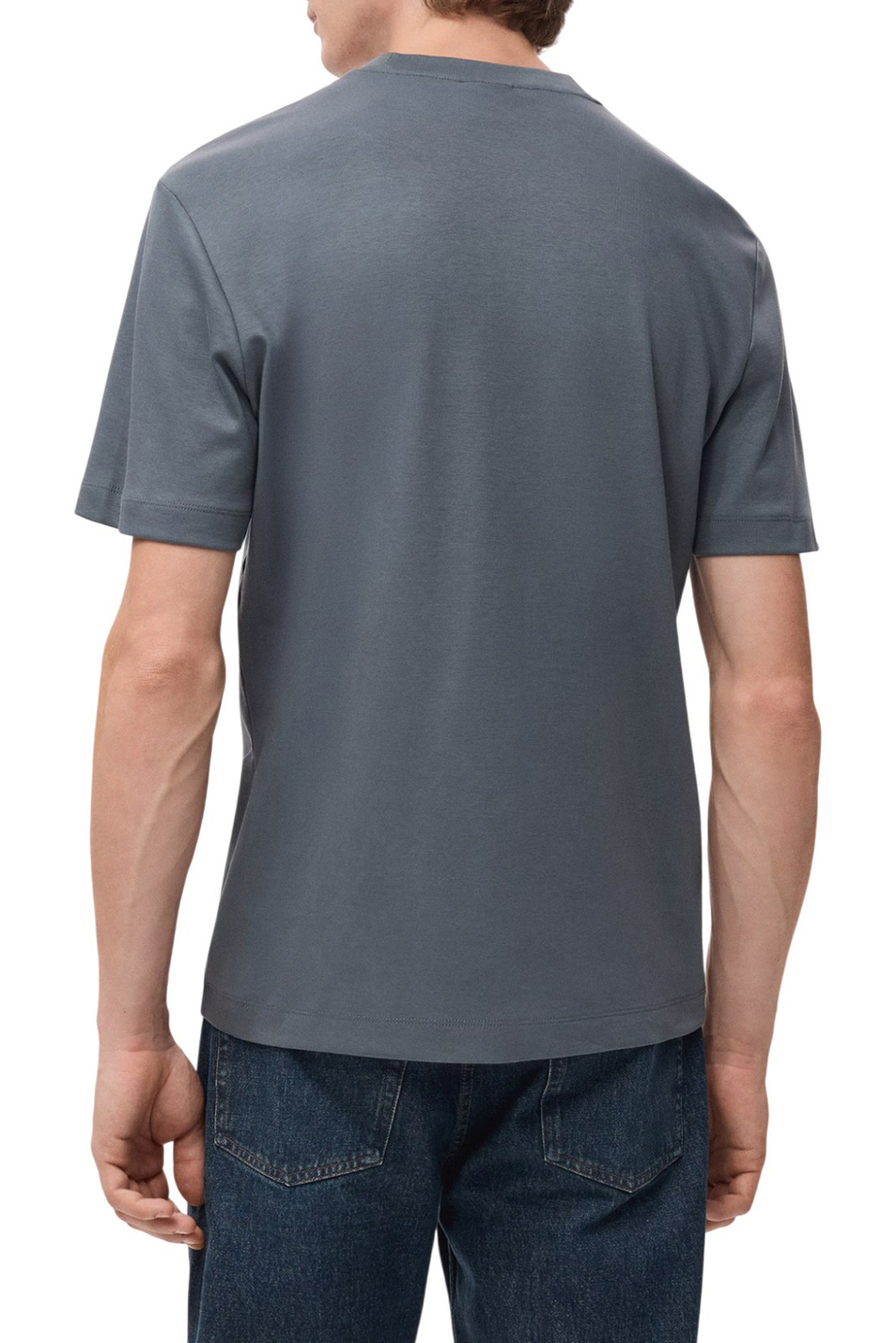 Мужской Mango Man Футболка KIMI из хлопка (цвет ), артикул 27041262 | Фото 4