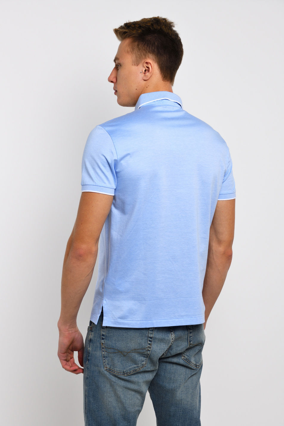 Мужской Polo Ralph Lauren Футболка поло из натурального хлопка (цвет ), артикул 710741755001 | Фото 3