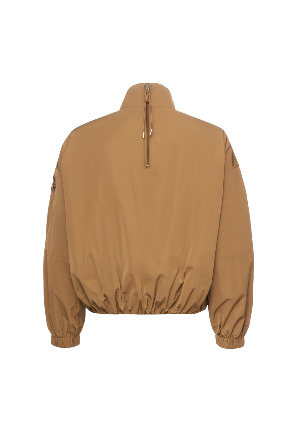 Бомбер однотонный|Основной цвет:Коричневый Женский Ermanno Firenze Бомбер однотонный (цвет ), артикул D48ED014EU2 | Фото 2