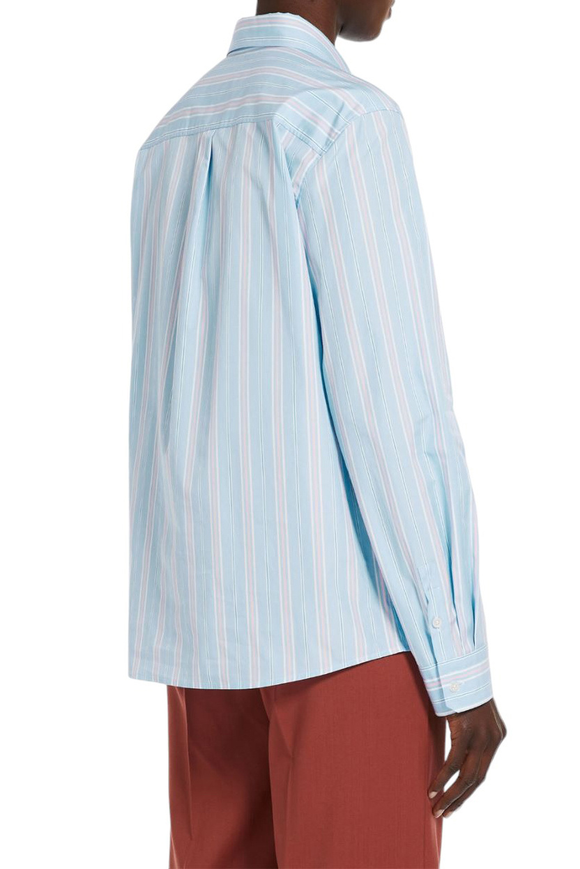 Женский Weekend Max Mara Рубашка BAHAMAS из натурального хлопка в полоску (цвет ), артикул 2415111121 | Фото 4
