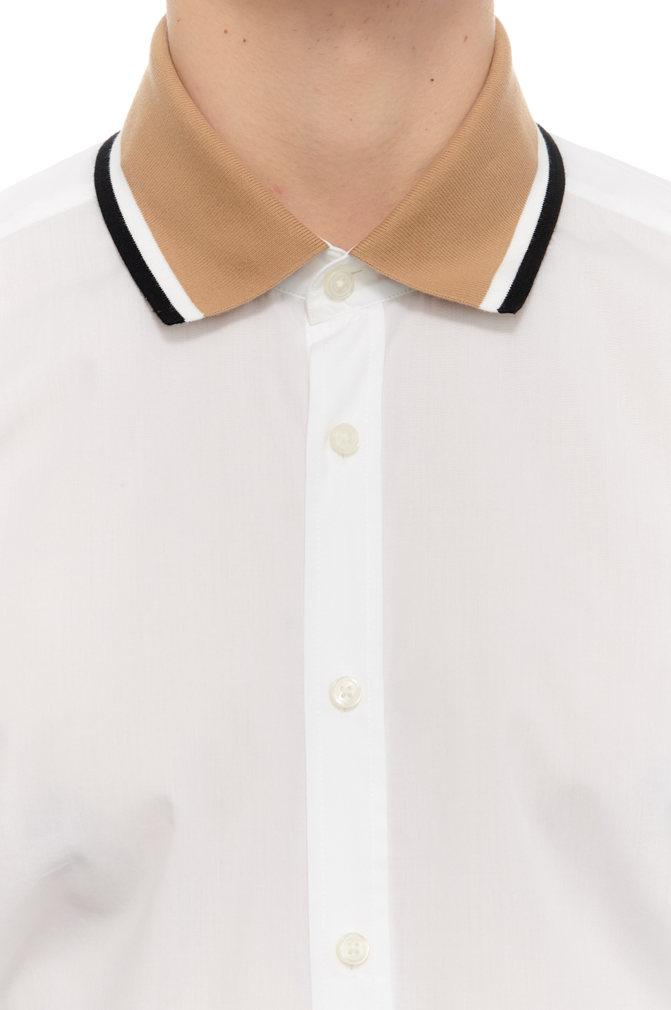 Мужской BOSS Рубашка с контрастным воротником (цвет ), артикул 50509176 | Фото 5