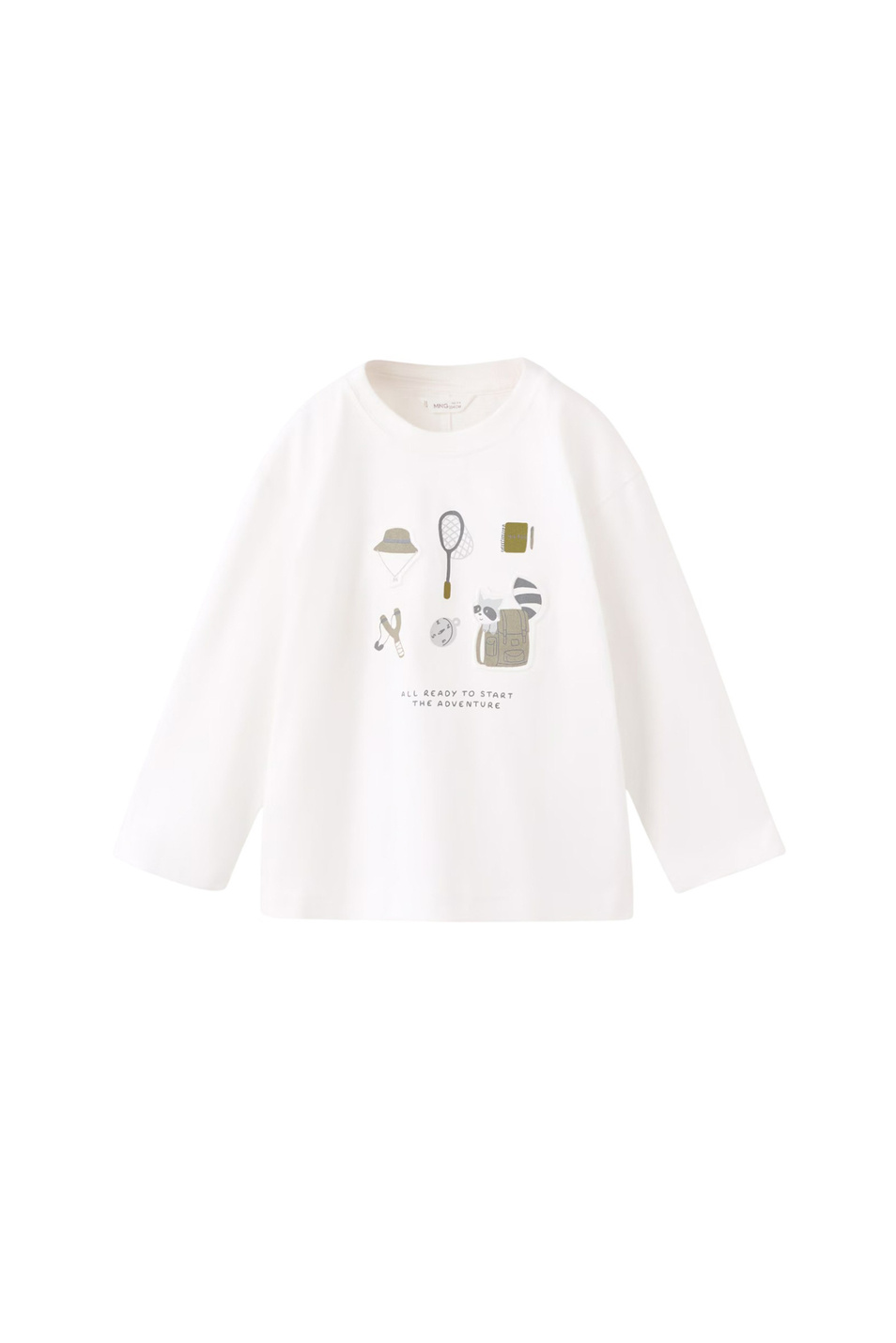 Мальчикам Mango Kids Лонгслив EMAPACHE из хлопка (цвет ), артикул 27053719 | Фото 1