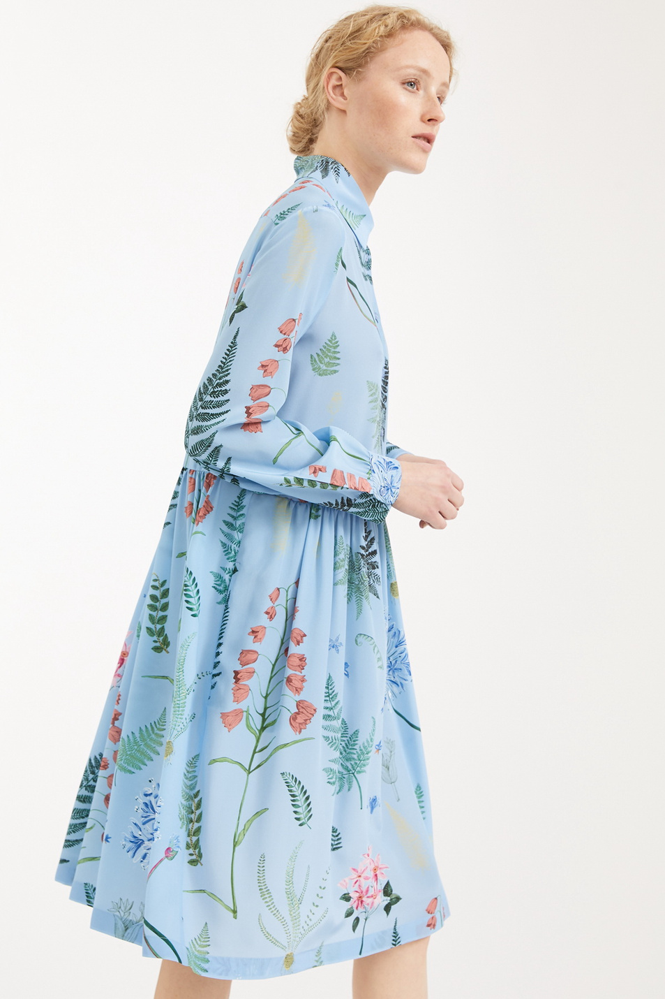 Женский Weekend Max Mara Платье-рубашка из натурального шелка ACERBI (цвет ), артикул 52211107 | Фото 5