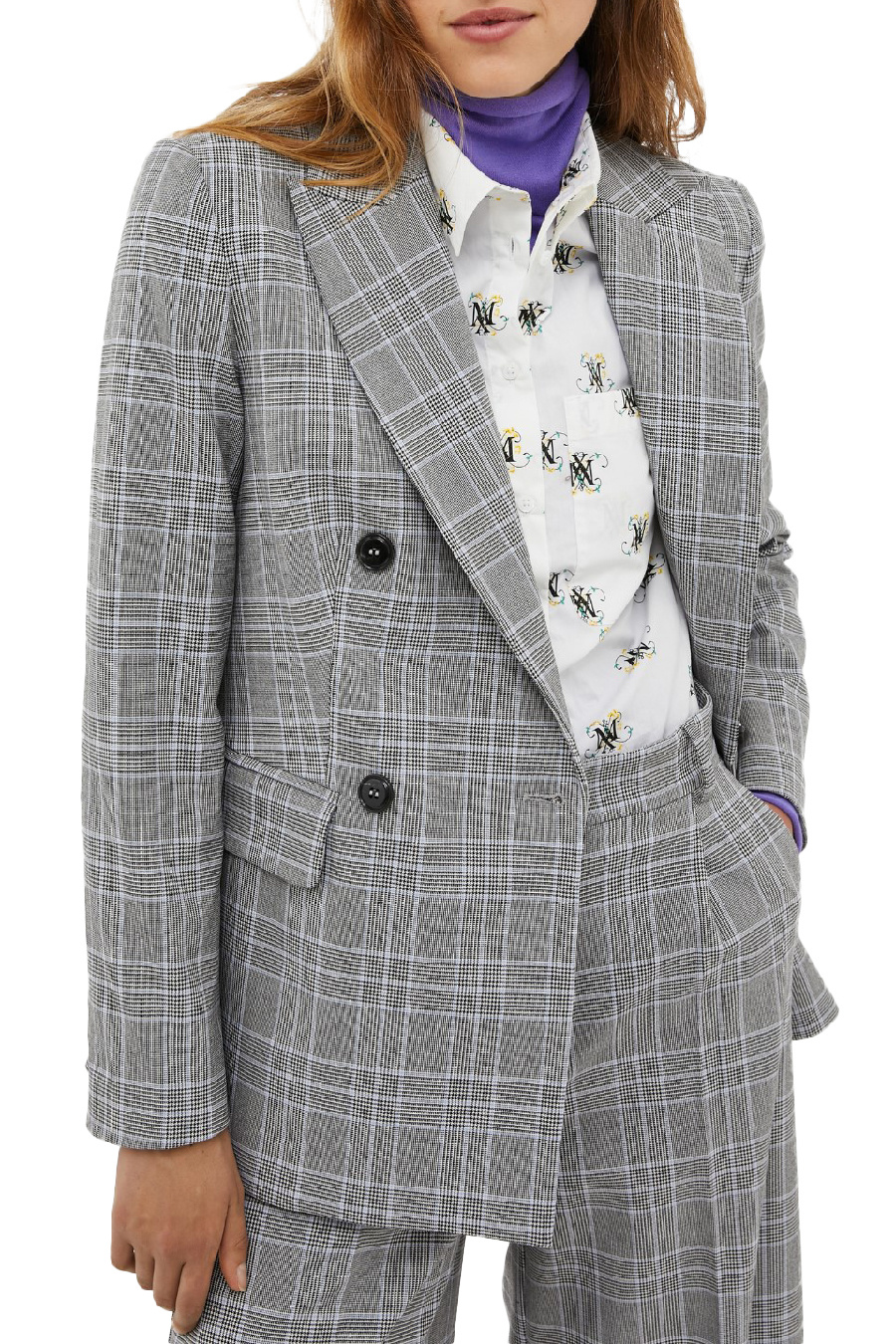 Женский Max&Co Двубортный пиджак PISTA (цвет ), артикул 70410723 | Фото 3