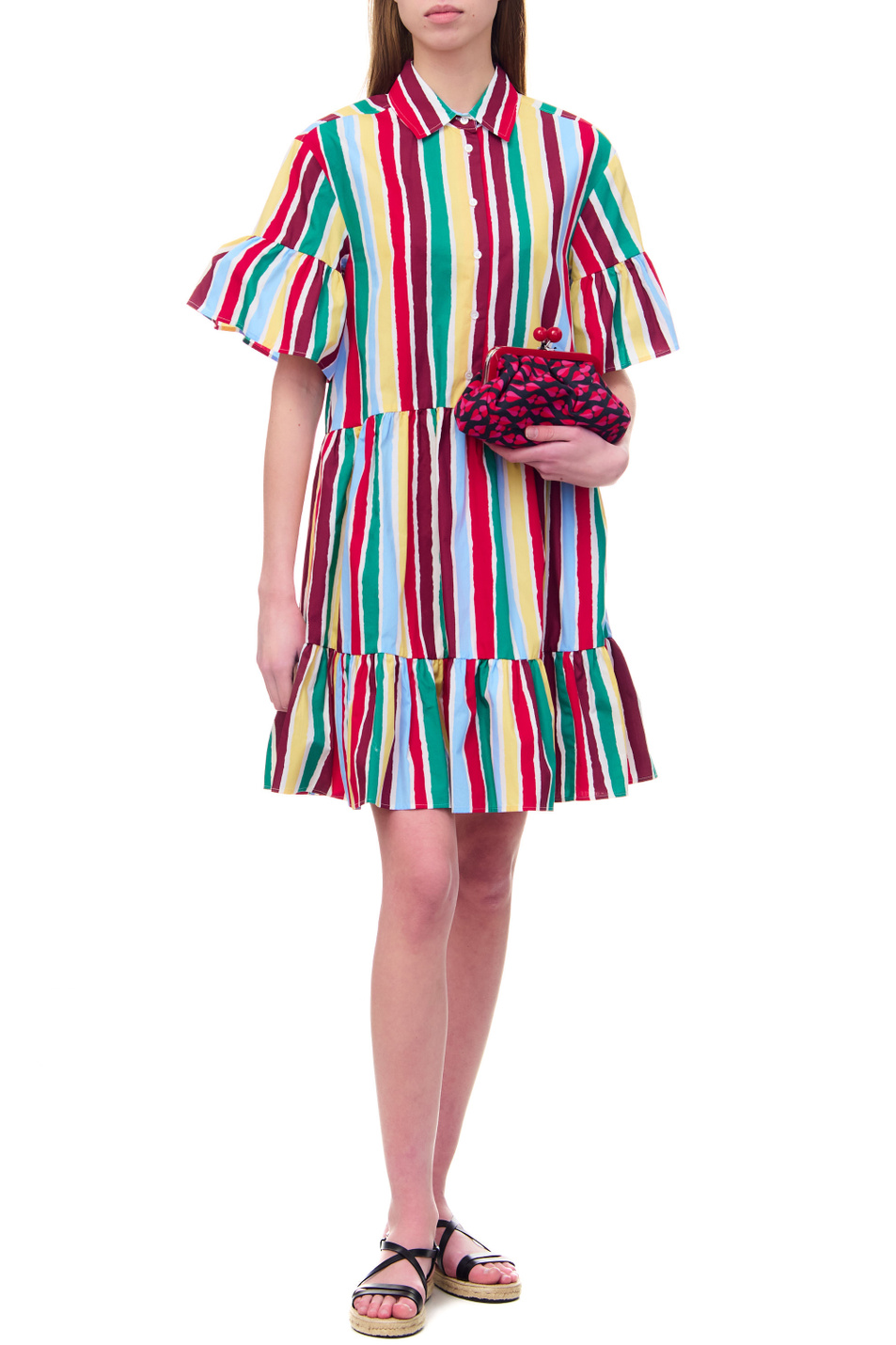 Женский Weekend Max Mara Платье BASILEA из натурального хлопка (цвет ), артикул 2352212631 | Фото 2