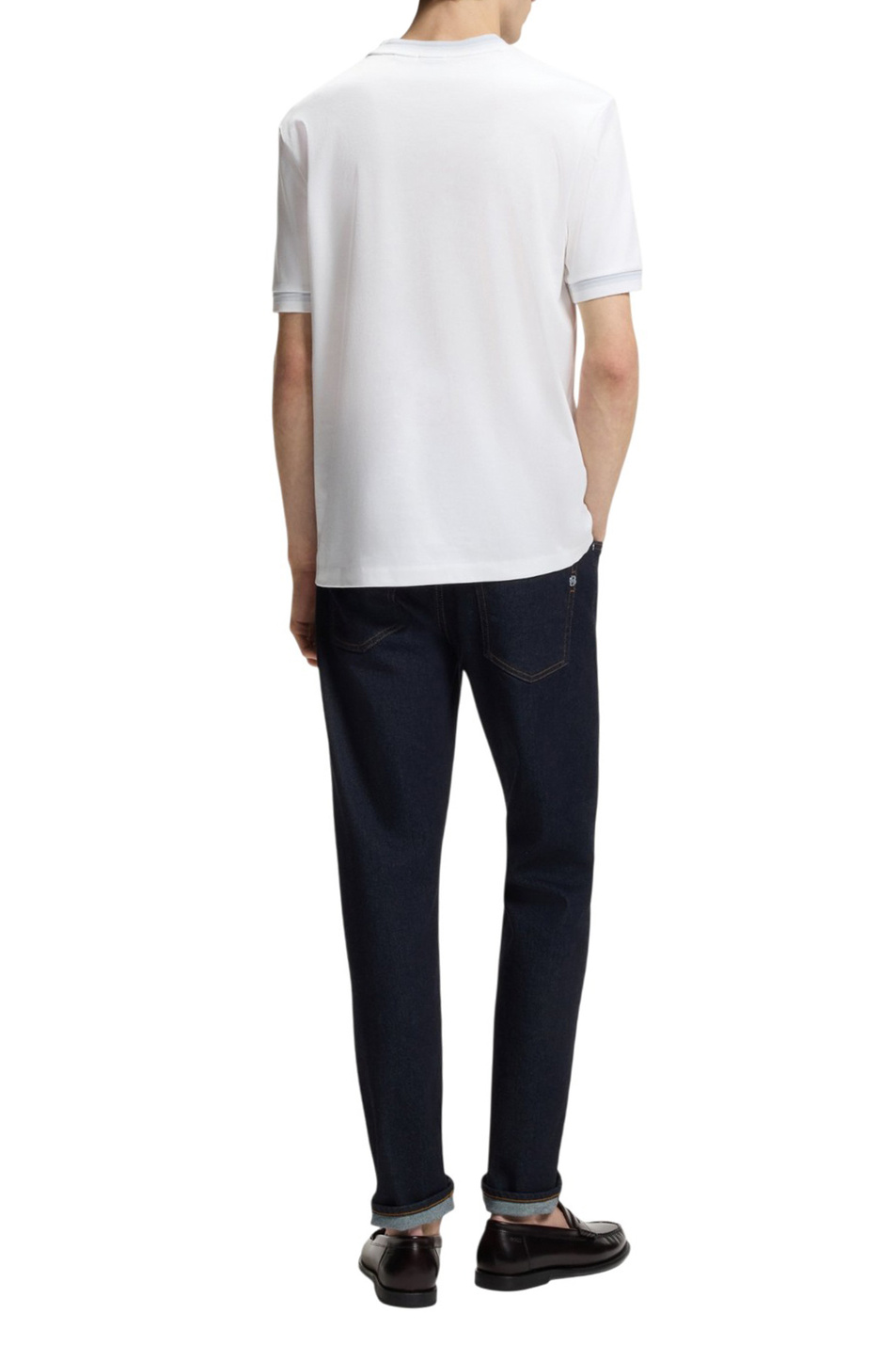 Мужской BOSS Футболка Tessler из хлопка (цвет ), артикул 50554536 | Фото 4