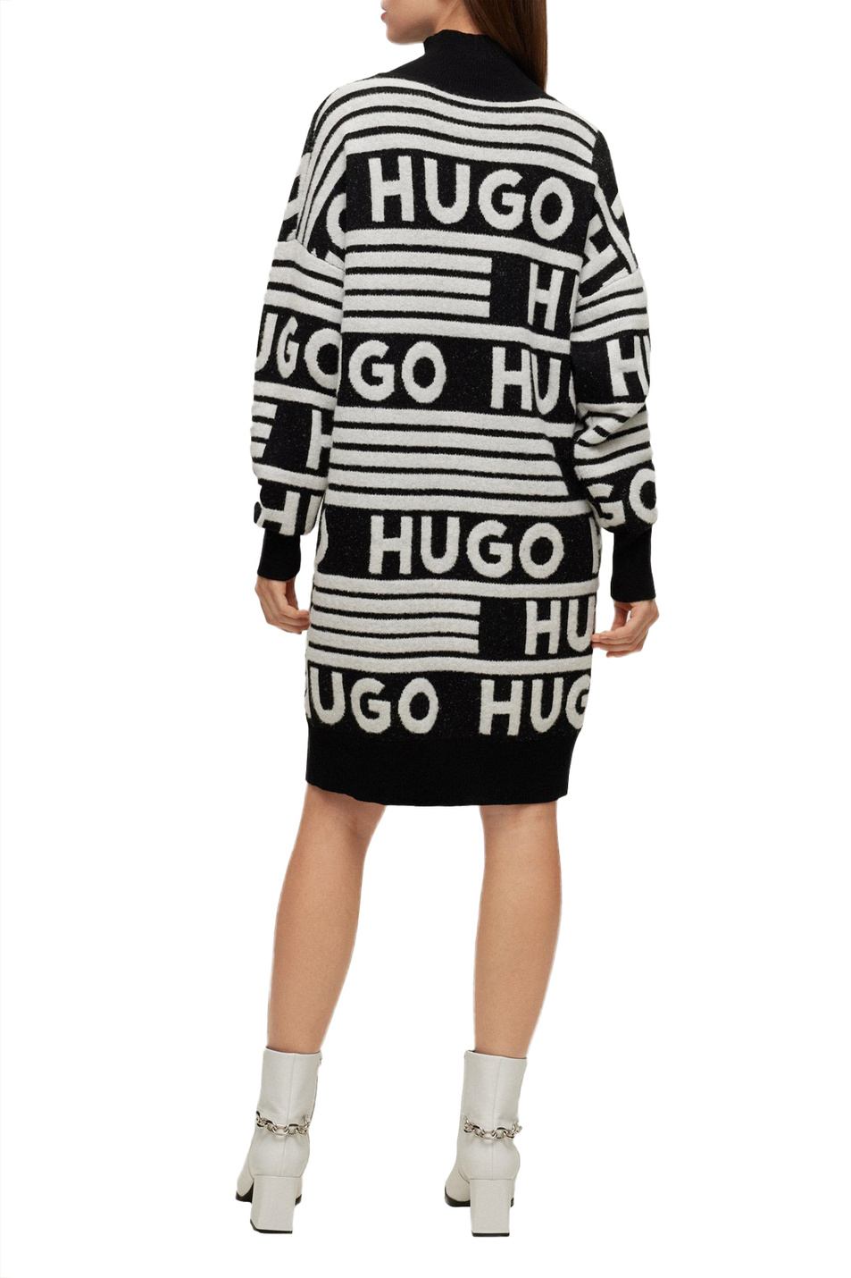 Женский HUGO Платье-свитер свободного кроя (цвет ), артикул 50478976 | Фото 3