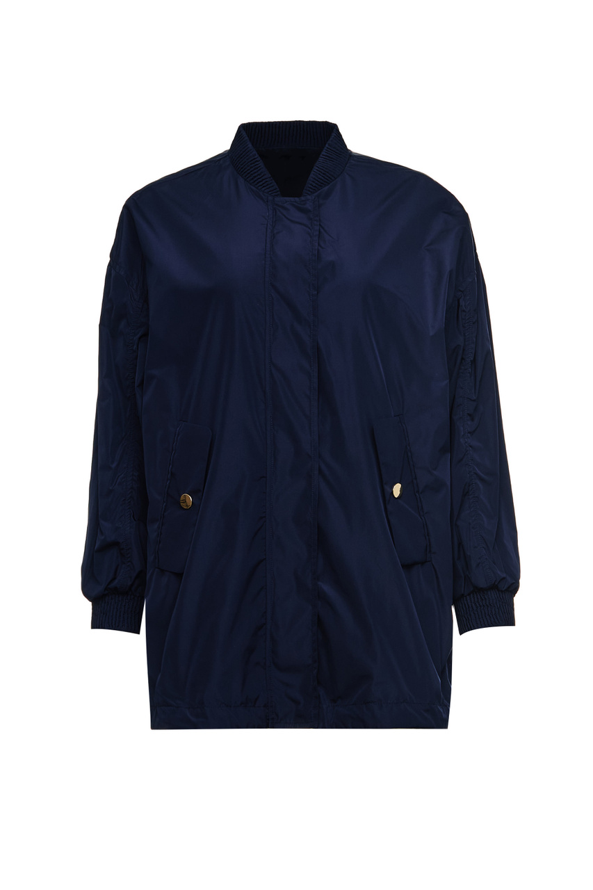Куртка-бомбер FONDI оверсайз|Основной цвет:Синий|Артикул:2370210131 | Фото 1