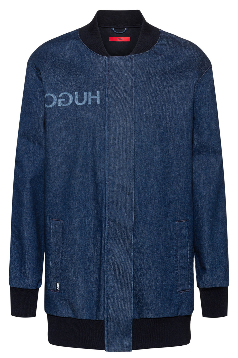 Женский HUGO Куртка бомбер из эластичного хлопка с логотипом (цвет ), артикул 50426425 | Фото 2