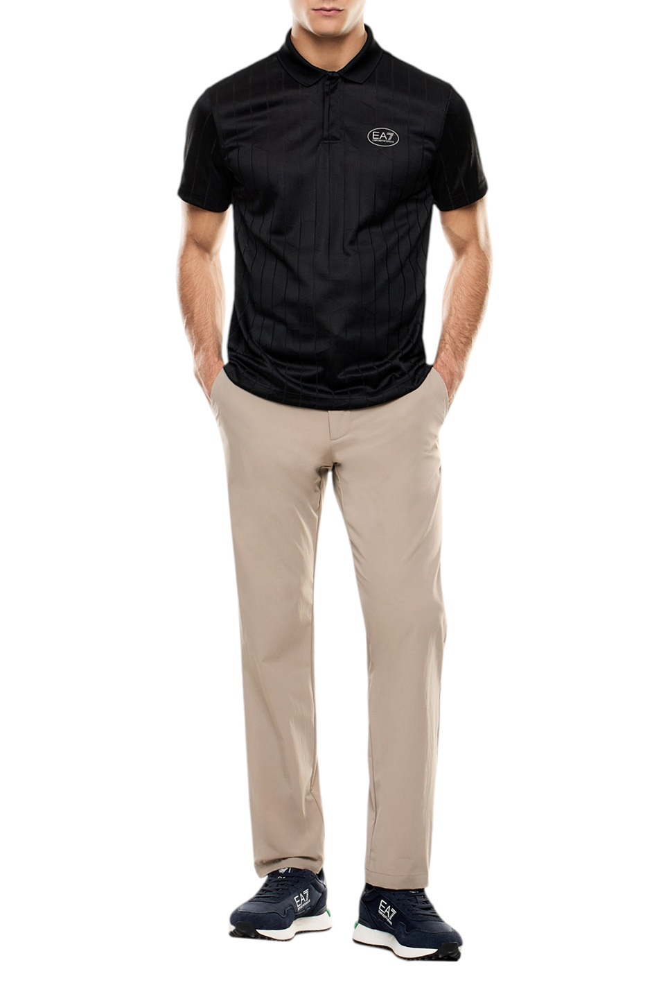 Мужской EA7 Поло с логотипом (цвет ), артикул 7M001287-AF22277 | Фото 2