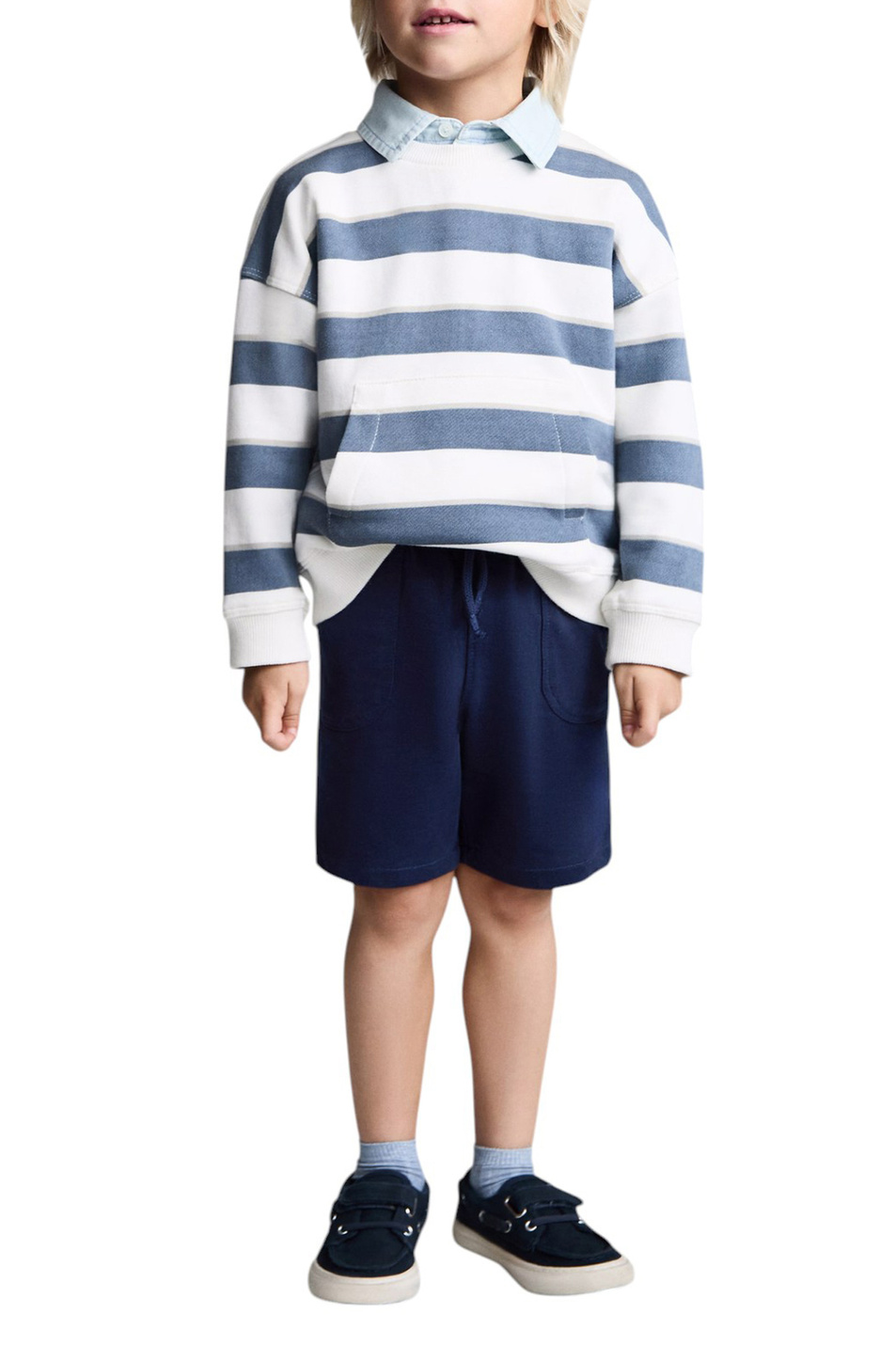 Мальчикам Mango Kids Шорты BELGICA8 из хлопка (цвет ), артикул 87035964 | Фото 3