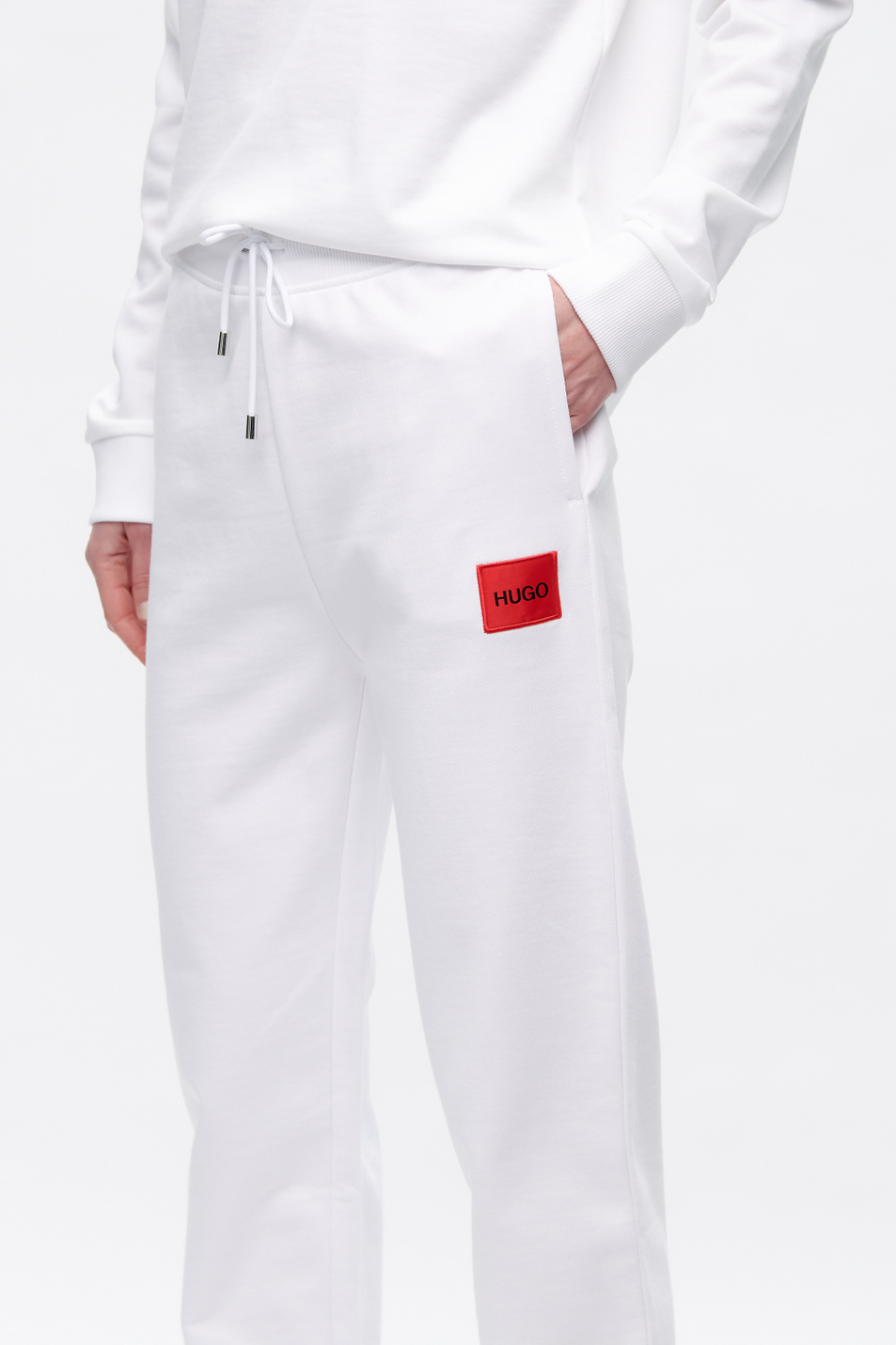 HUGO Спортивные брюки Dachibi из натурального хлопка (цвет ), артикул 50455983 | Фото 5