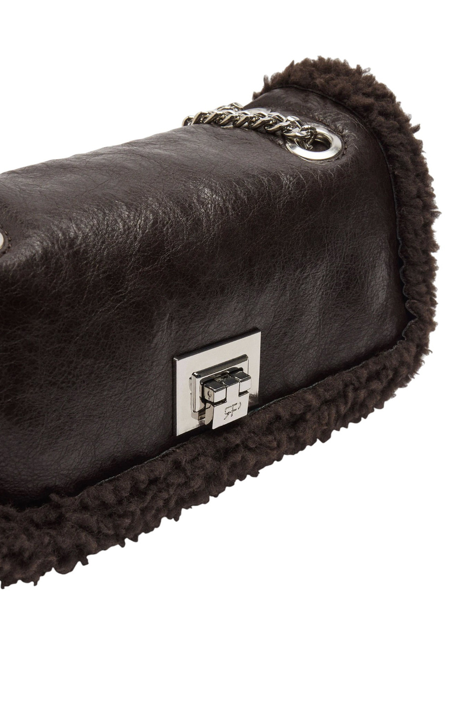 Женский Parfois Сумка через плечо с меховой отделкой (цвет ), артикул 243455 | Фото 4