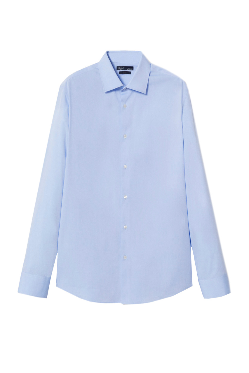 Рубашка EMERITOL облегающего кроя|Основной цвет:Голубой|Артикул:37020129 | Фото 1