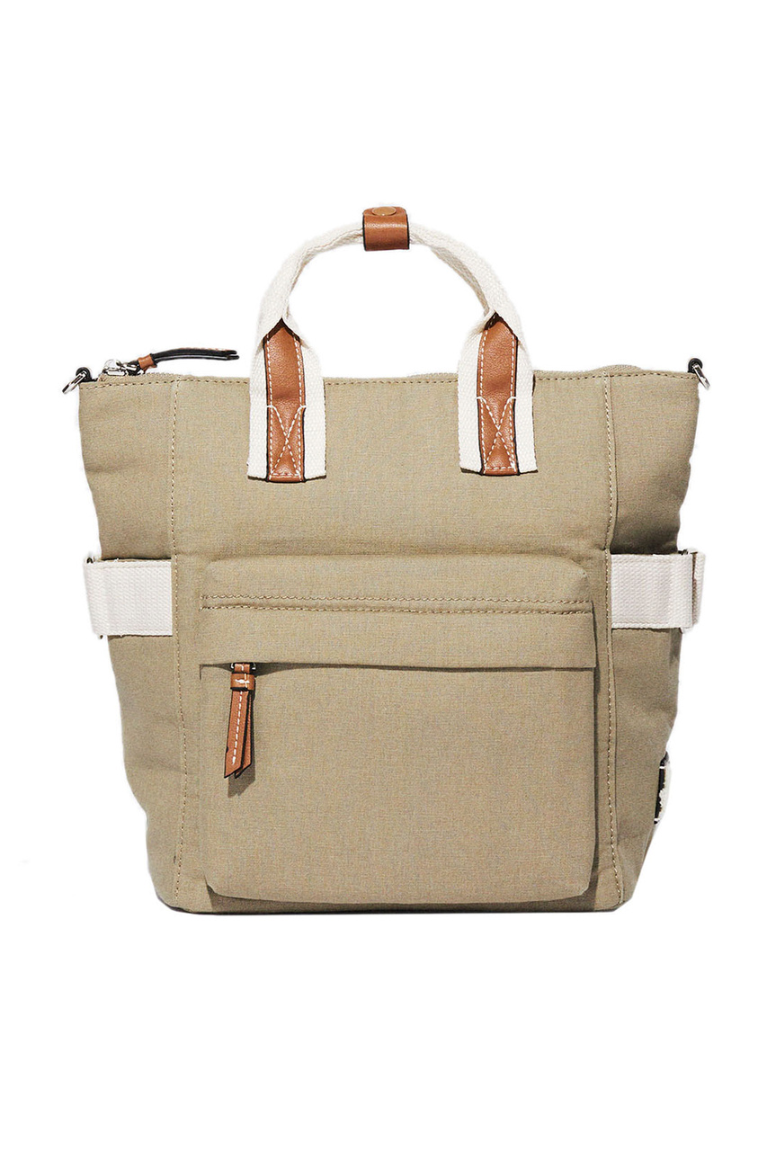 Рюкзак с внешним карманом|Основной цвет:Хаки|Артикул:208144 | Фото 1