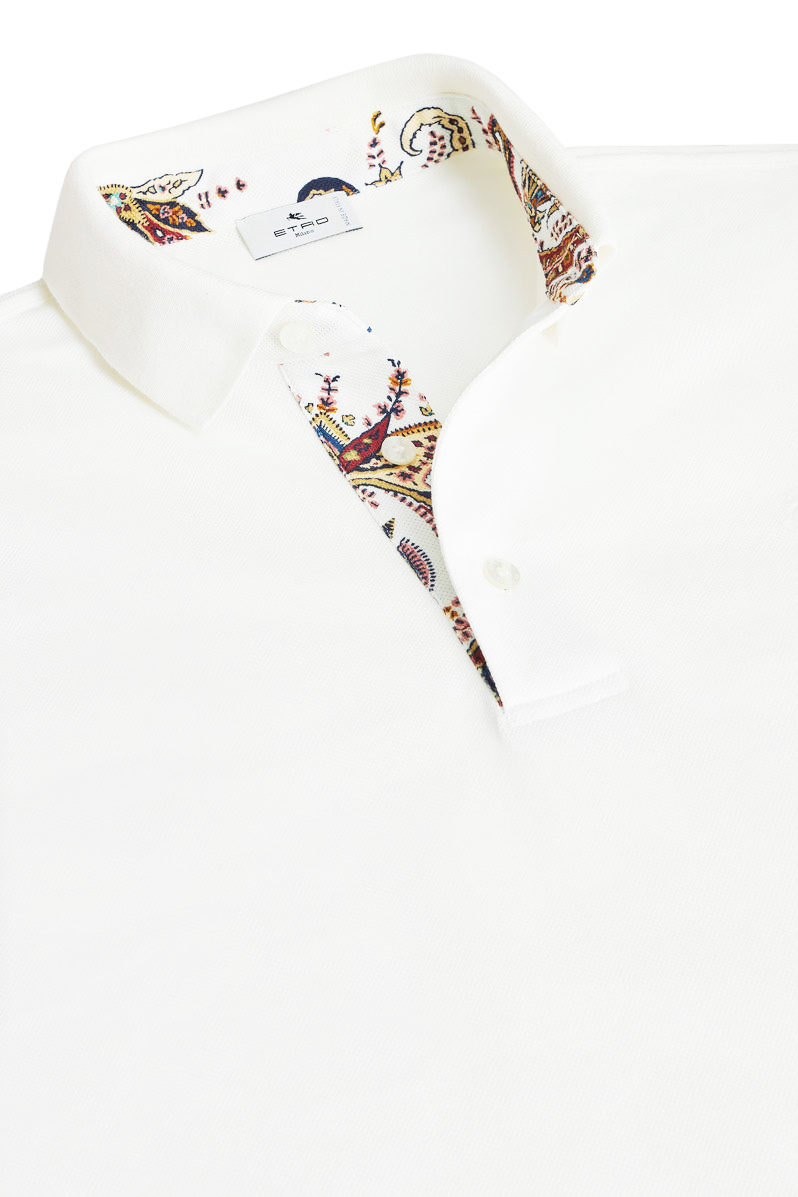 Мужской Etro Поло из натурального хлопка (цвет ), артикул MRMD0005AC174W0800 | Фото 7
