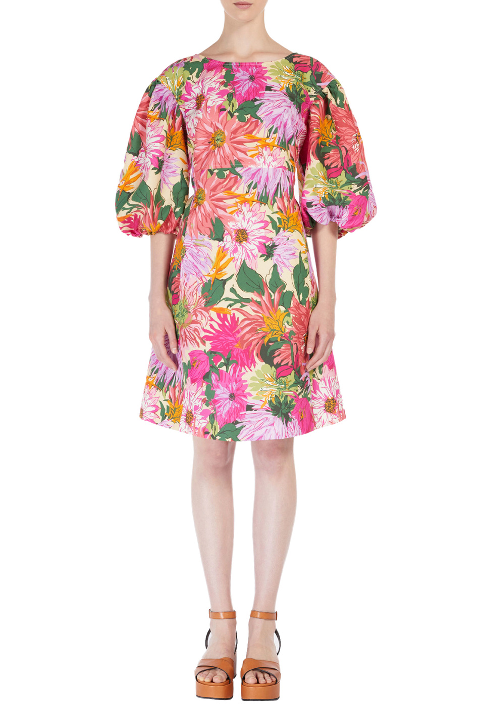 Weekend Max Mara Платье COCCOLE с цветочным принтом (цвет ), артикул 52211421 | Фото 3