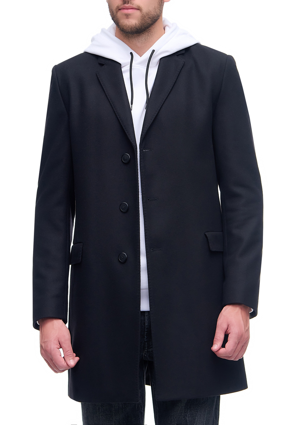 HUGO Пальто из смесовой шерсти (цвет ), артикул 50457857 | Фото 1