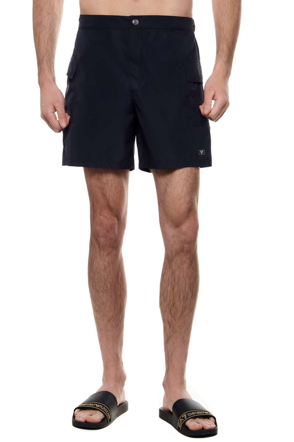 Мужской Emporio Armani Шорты для плавания с накладными карманами (цвет ), артикул 211762-4R431 | Фото 4
