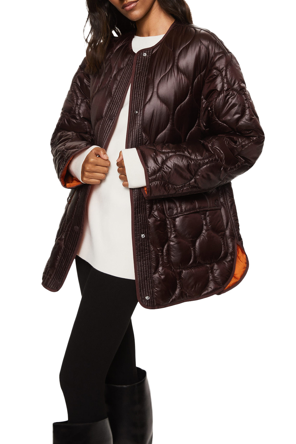 Mango Стеганая куртка MELON с карманами (цвет ), артикул 37005550 | Фото 3